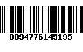 Código de Barras 0094776145195