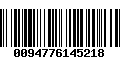 Código de Barras 0094776145218