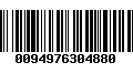 Código de Barras 0094976304880