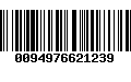 Código de Barras 0094976621239