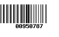 Código de Barras 00950787