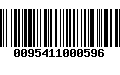 Código de Barras 0095411000596