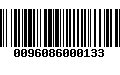 Código de Barras 0096086000133