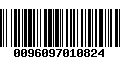 Código de Barras 0096097010824