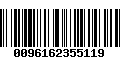 Código de Barras 0096162355119