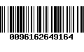 Código de Barras 0096162649164