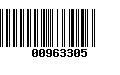 Código de Barras 00963305