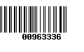 Código de Barras 00963336