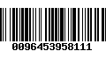 Código de Barras 0096453958111