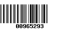 Código de Barras 00965293