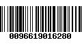 Código de Barras 0096619016280