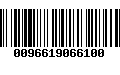 Código de Barras 0096619066100