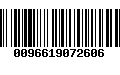Código de Barras 0096619072606