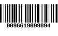 Código de Barras 0096619099894