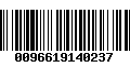 Código de Barras 0096619140237