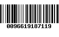 Código de Barras 0096619187119