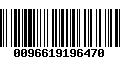 Código de Barras 0096619196470