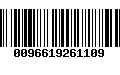 Código de Barras 0096619261109