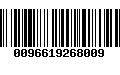 Código de Barras 0096619268009