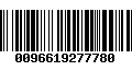 Código de Barras 0096619277780