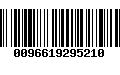 Código de Barras 0096619295210