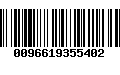 Código de Barras 0096619355402