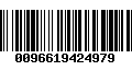 Código de Barras 0096619424979