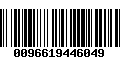 Código de Barras 0096619446049