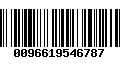 Código de Barras 0096619546787