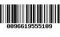 Código de Barras 0096619555109