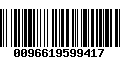 Código de Barras 0096619599417