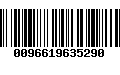 Código de Barras 0096619635290