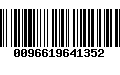 Código de Barras 0096619641352