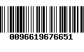 Código de Barras 0096619676651