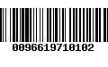 Código de Barras 0096619710102