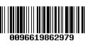 Código de Barras 0096619862979