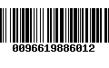 Código de Barras 0096619886012