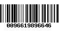 Código de Barras 0096619896646