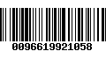 Código de Barras 0096619921058