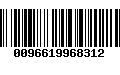 Código de Barras 0096619968312