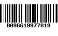 Código de Barras 0096619977819