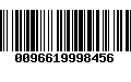 Código de Barras 0096619998456