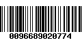 Código de Barras 0096689020774