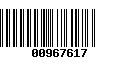 Código de Barras 00967617