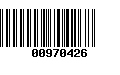 Código de Barras 00970426