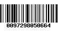 Código de Barras 0097298050664