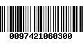 Código de Barras 0097421060300