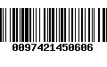 Código de Barras 0097421450606