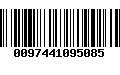 Código de Barras 0097441095085