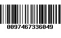 Código de Barras 0097467336049